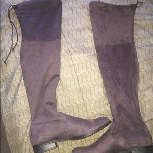 Faux suede WOMENS boot